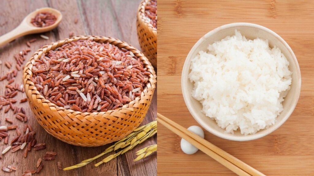 Nasi Merah vs  Nasi-Putih