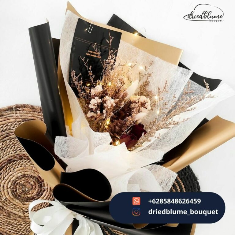 Buket Bunga Untuk Cowok Ada Di Sibakul Jogja Dried Blume Bouquet