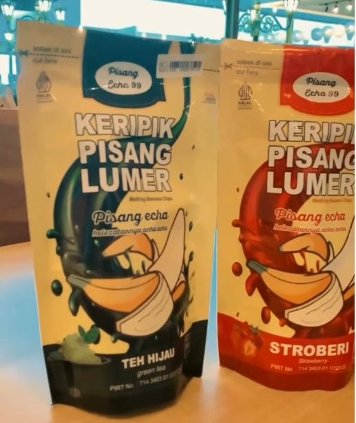 Keripik Pisang Coklat Lumer