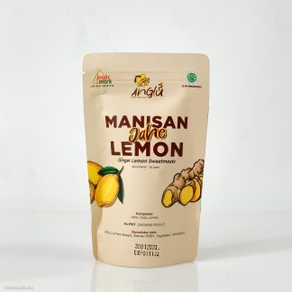 Manisan Jahe Lemon 50 gram kemasan pouch