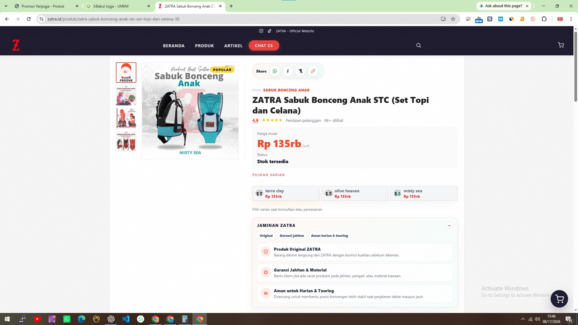website toko online 2
