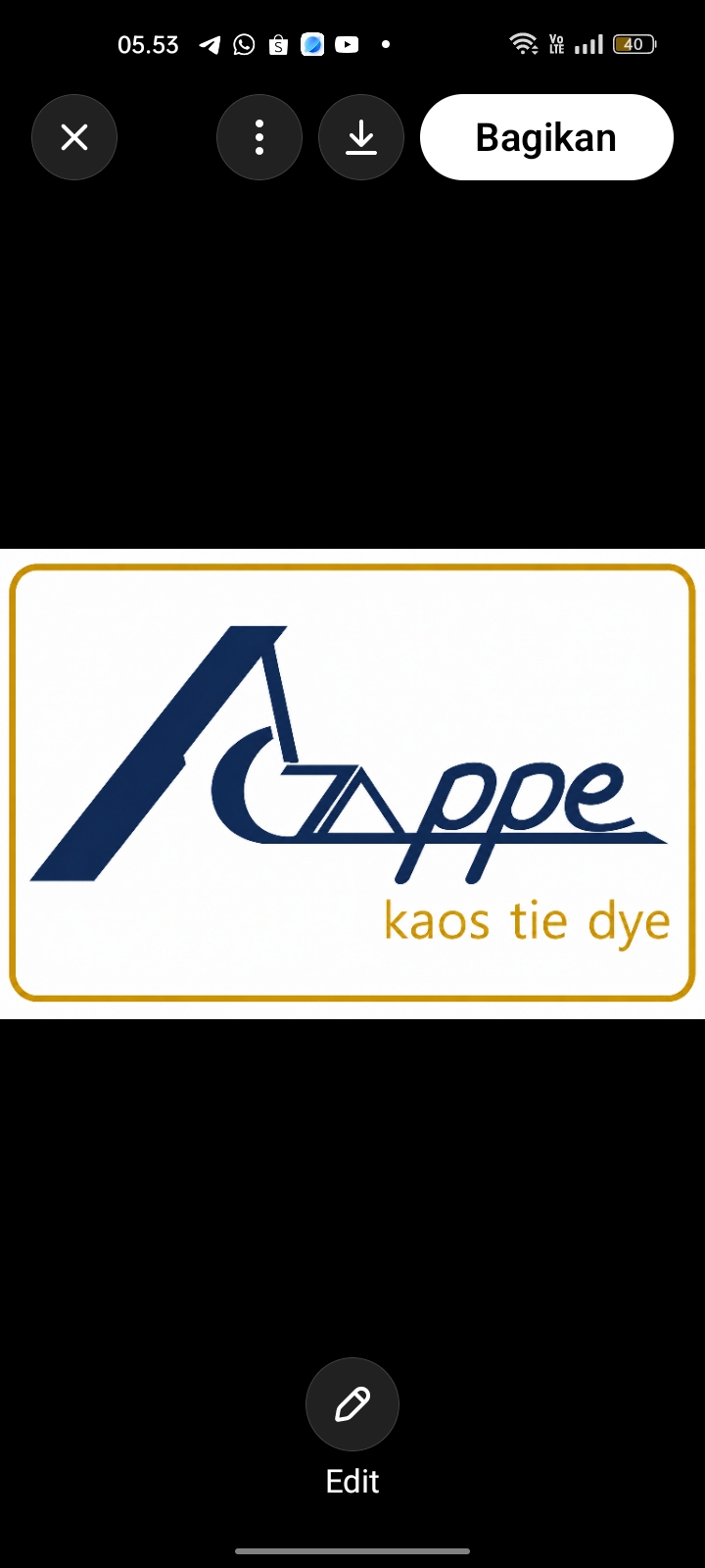 AGAPE/Kaos Tie Dye