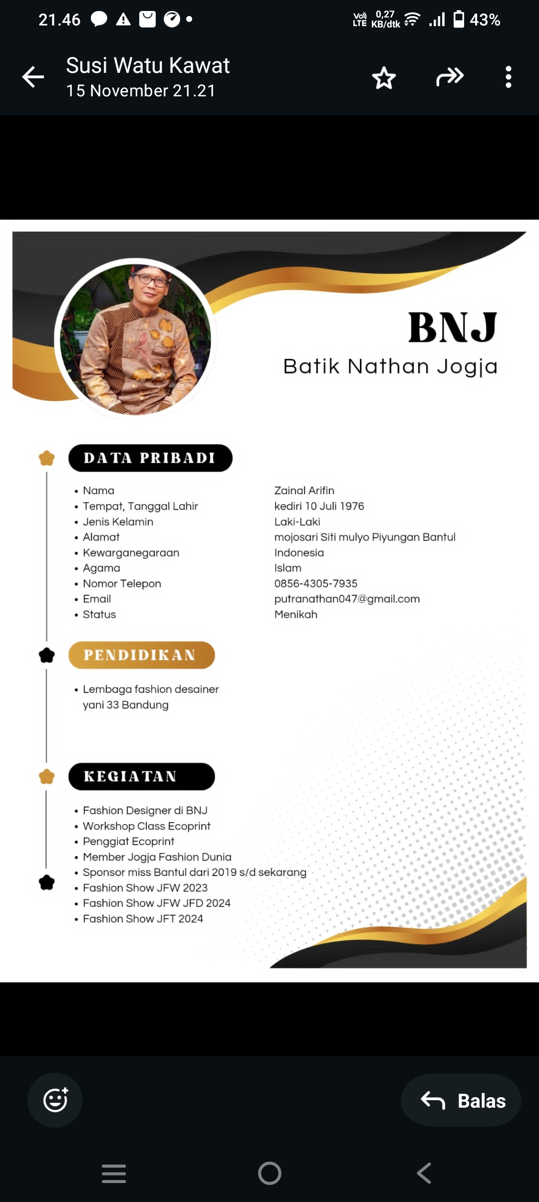 Batik nathan jogja  BNJ