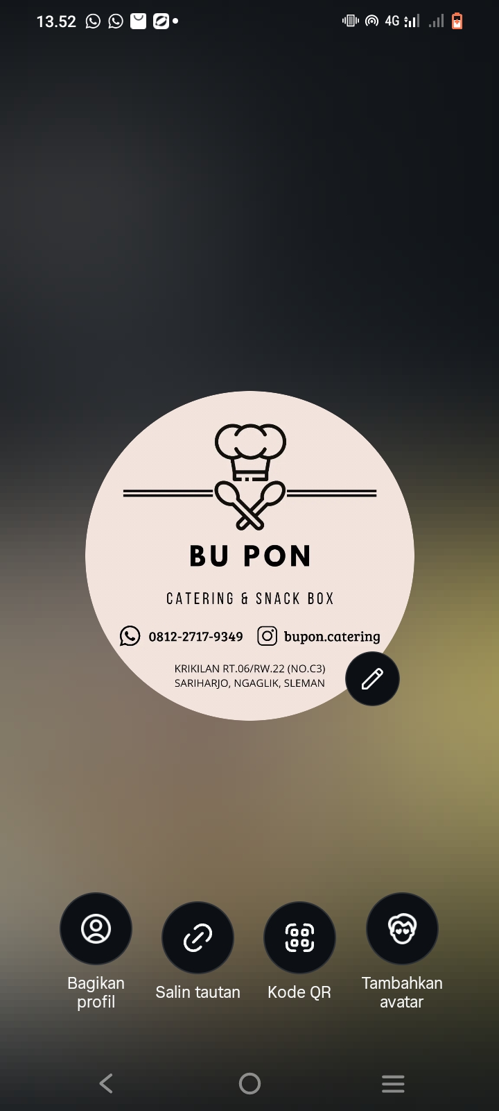 Bu Pon catering snack box