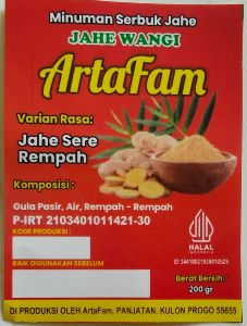 ArtaFam Jahe Wangi
